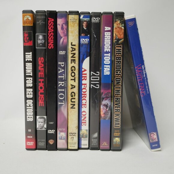 Paramount, Warner Bros. Other - Adventure Movie Lot Of 10 DVDs Featuring Action Thrills & Drama TESTED